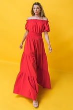 Load image into Gallery viewer, OUT IN THE COUNTRY WOVEN MAXI DRESS