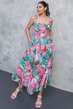 Load image into Gallery viewer, SWEETNESS AND SUNSHINE POPLIN MIDI DRESS