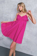 Load image into Gallery viewer, GIVE IT A GUESS WOVEN MINI DRESS