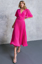 Load image into Gallery viewer, TOO CHIC WOVEN MIDI DRESS