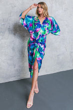 Load image into Gallery viewer, ON THE HORIZON WOVEN SATIN MIDI DRESS