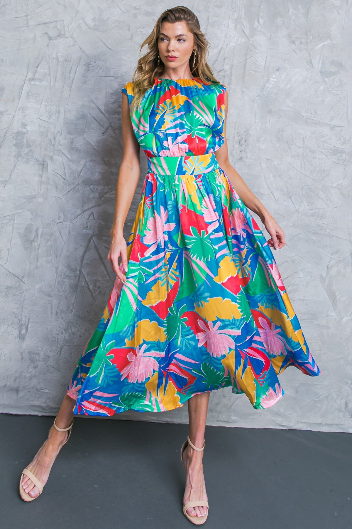 SWEET LIKE SUMMER WOVEN MIDI DRESS – Tidal Horse