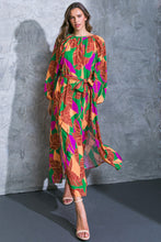 Load image into Gallery viewer, CUE THE CHIC WOVEN MIDI DRESS