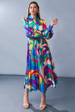 Load image into Gallery viewer, FOCUSED ON PRIORITIES WOVEN MIDI DRESS