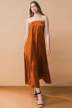 Load image into Gallery viewer, FROSTY ELEGANCE WOVEN MIDI DRESS