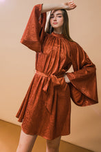 Load image into Gallery viewer, BY ANY MEANS WOVEN SATIN MINI DRESS