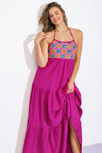 Load image into Gallery viewer, AFTER PARTY WOVEN MIDI DRESS