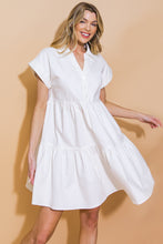 Load image into Gallery viewer, TIMELESS BEAUTY TWILL MINI DRESS