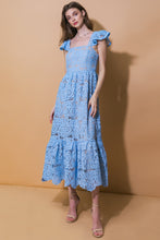 Load image into Gallery viewer, STILL THINKING LACE MIDI DRESS