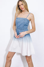 Load image into Gallery viewer, ITS A GIRL THING DENIM MINI DRESS