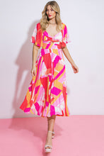 Load image into Gallery viewer, STILL IN TO YOU WOVEN MIDI DRESS
