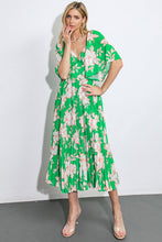 Load image into Gallery viewer, MESSAGE IN A BOTTLE WOVEN MIDI DRESS