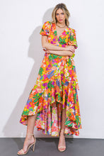 Load image into Gallery viewer, GARDEN OF LIFE WOVEN MIDI DRESS