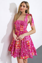 Load image into Gallery viewer, DANCING IN THE SUN WOVEN MINI DRESS