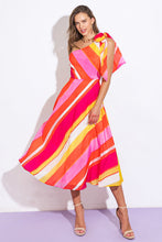 Load image into Gallery viewer, SWEETEN THE DAY WOVEN MIDI DRESS