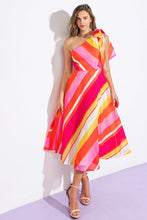 Load image into Gallery viewer, SWEETEN THE DAY WOVEN MIDI DRESS