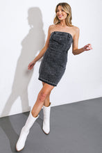 Load image into Gallery viewer, THE SURFSIDE DENIM MINI DRESS