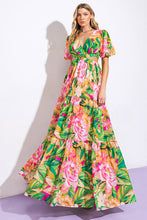 Load image into Gallery viewer, MADE YOU BELIEVE WOVEN MAXI DRESS