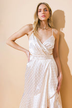 Load image into Gallery viewer, POETRY OF THE HEART WOVEN MIDI DRESS
