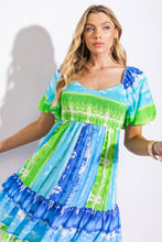 Load image into Gallery viewer, ESSENCE OF SUMMER WOVEN MINI DRESS