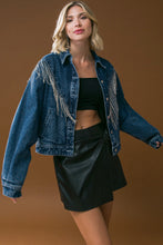 Load image into Gallery viewer, STUNNING EXCELLENCE WASHED DENIM JACKET