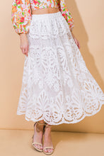Load image into Gallery viewer, DREAMY NIGHTS WOVEN MIDI SKIRT