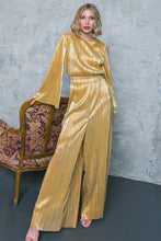 Load image into Gallery viewer, DARE TO DAZZLE PLISSE JUMPSUIT