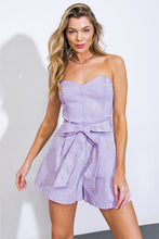 Load image into Gallery viewer, PALM SPRINGS DREAMS DENIM ROMPER