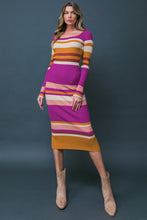 Load image into Gallery viewer, EVENING OF ELEGANCE SWEATER MIDI DRESS
