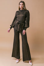 Load image into Gallery viewer, STUNNING STANCE METALLIC SWEATER TUNIN AND PANT SET