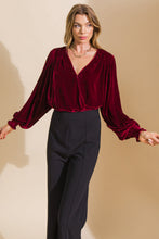 Load image into Gallery viewer, LIKE NO OTHER VELVET BODYSUIT