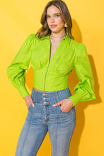 Load image into Gallery viewer, HOW I FEEL POPLIN TOP