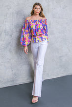 Load image into Gallery viewer, HONESTLY TRUTHFULLY PURPLE WOVEN TOP