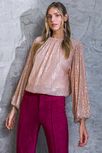 Load image into Gallery viewer, HOPE YOU REMEMBER SEQUIN TOP