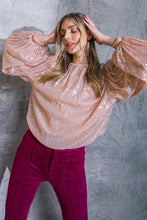 Load image into Gallery viewer, HOPE YOU REMEMBER SEQUIN TOP