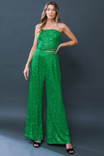 Load image into Gallery viewer, CHARMING COMPOSURE SEQUIN TOP AND BOTTOM SET