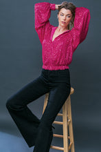 Load image into Gallery viewer, FREEDOM CALLS SEQUIN TOP