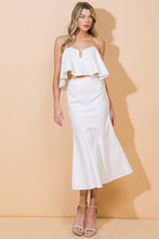 Load image into Gallery viewer, SUNSET STROLL WOVEN TWILL TOP AND SKIRT SET