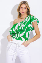 Load image into Gallery viewer, HAPPY TO BE HERE WOVEN TOP
