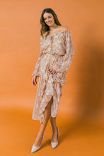 Load image into Gallery viewer, LOST IN THIS MOMENT WOVEN MIDI DRESS
