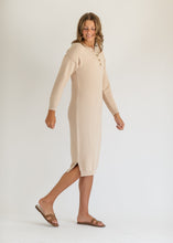 Load image into Gallery viewer, Fawna Henley Maxi Dress