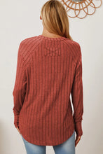 Load image into Gallery viewer, Basic Bae Full Size Ribbed Thumbhole Sleeve T-Shirt