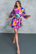 Load image into Gallery viewer, WHISPERS IN THE WIND WOVEN MINI DRESS