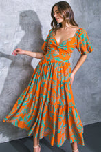 Load image into Gallery viewer, REMARKABLE ENTRANCE WOVEN MIDI DRESS