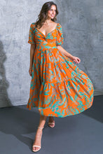 Load image into Gallery viewer, REMARKABLE ENTRANCE WOVEN MIDI DRESS