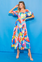 Load image into Gallery viewer, FULL OF GRACE WOVEN MIDI DRESS