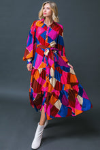 Load image into Gallery viewer, WISE WOMAN WOVEN MIDI DRESS