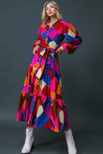Load image into Gallery viewer, WISE WOMAN WOVEN MIDI DRESS