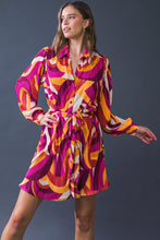 Load image into Gallery viewer, GET ON BOARD WOVEN PLISSE MINI DRESS