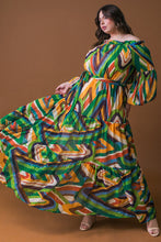 Load image into Gallery viewer, TIME ROLLS BY WOVEN MAXI DRESS